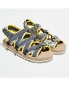 Sandales Satya jaune/gris