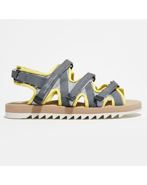 Sandales Satya jaune/gris