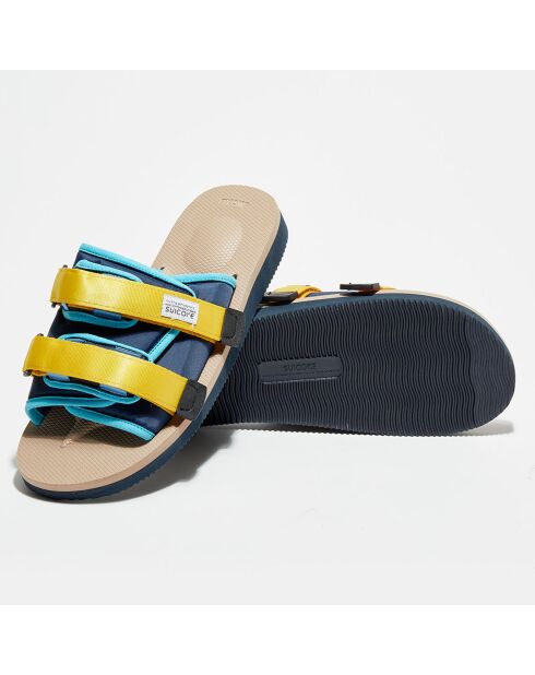 Sandales Elise bleu/jaune
