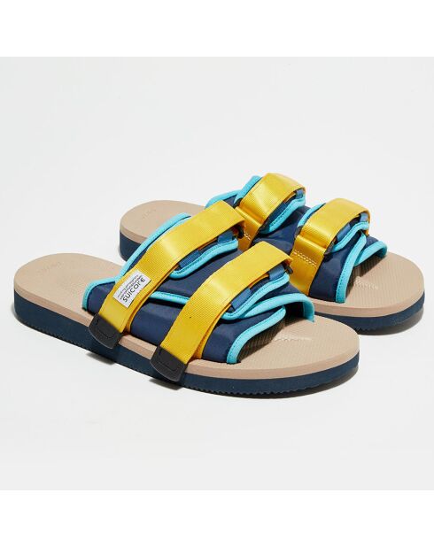 Sandales Elise bleu/jaune