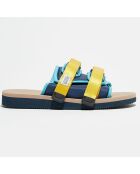 Sandales Elise bleu/jaune