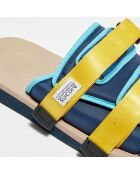 Sandales Elise bleu/jaune