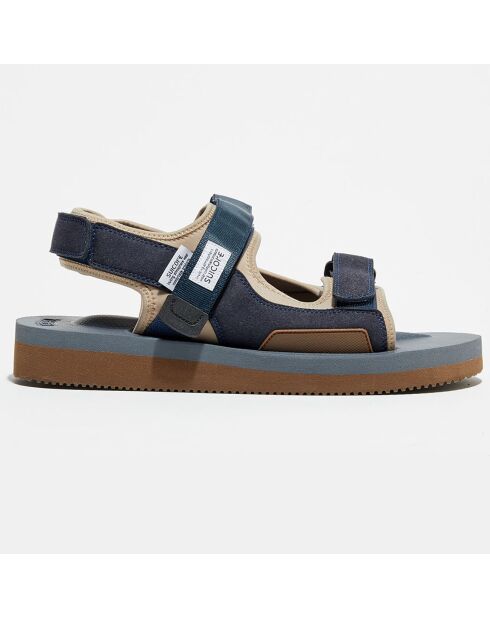 Sandales Fanny bleu/beige