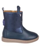 Bottines en Cuir bleues