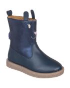 Bottines en Cuir bleues