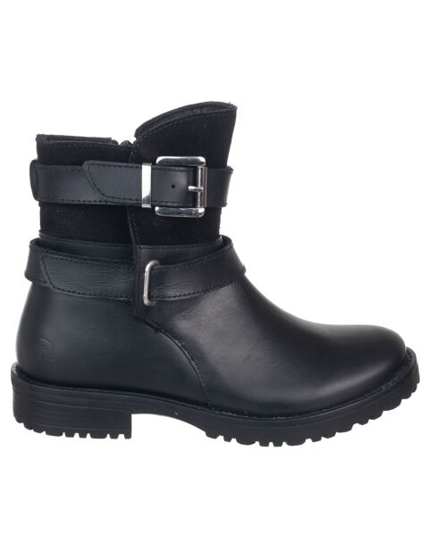 Bottines en Cuir noires
