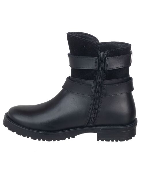 Bottines en Cuir noires