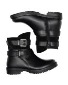 Bottines en Cuir noires