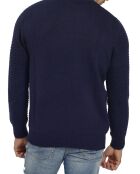 Pull col rond blackberry bleu nuit