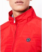 Blouson uni rouge