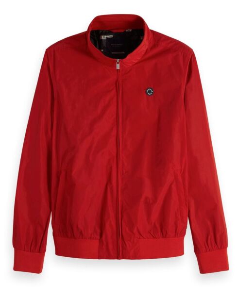 Blouson uni rouge