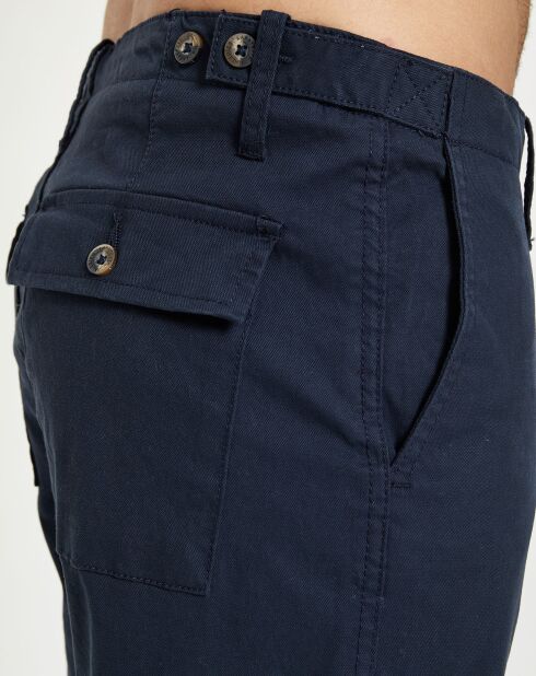 Pantalon chino Cropped Bedford bleu marine