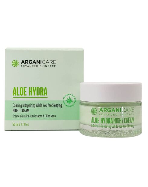 Hydraterende en antiverouderende dag- en nachtcrèmes met Aloë Vera 2x50 ml