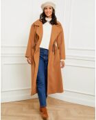 Manteau Serpent camel