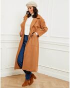 Manteau Serpent camel