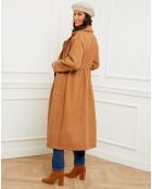 Manteau Serpent camel