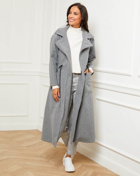 Manteau Serpent gris