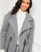 Manteau Serpent gris