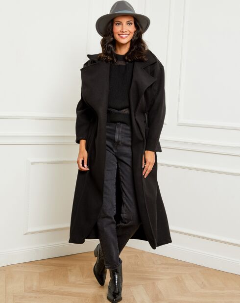 Manteau Serpent noir