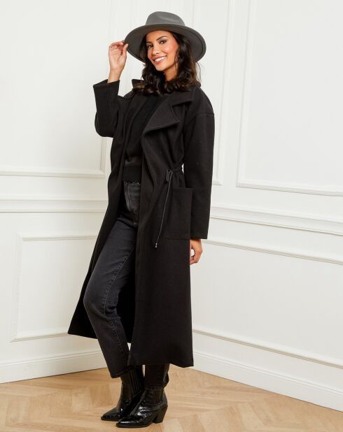 Manteau Serpent noir
