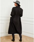 Manteau Serpent noir