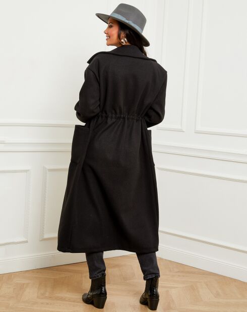 Manteau Serpent noir