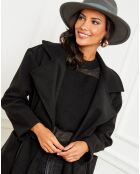Manteau Serpent noir