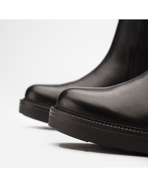 Schwarze Lederstiefel Dream
