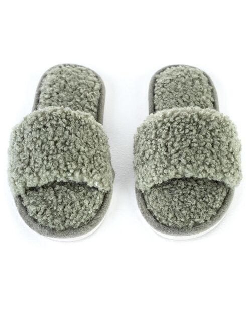 Chaussons Zoé verts