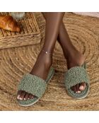 Chaussons Zoé verts