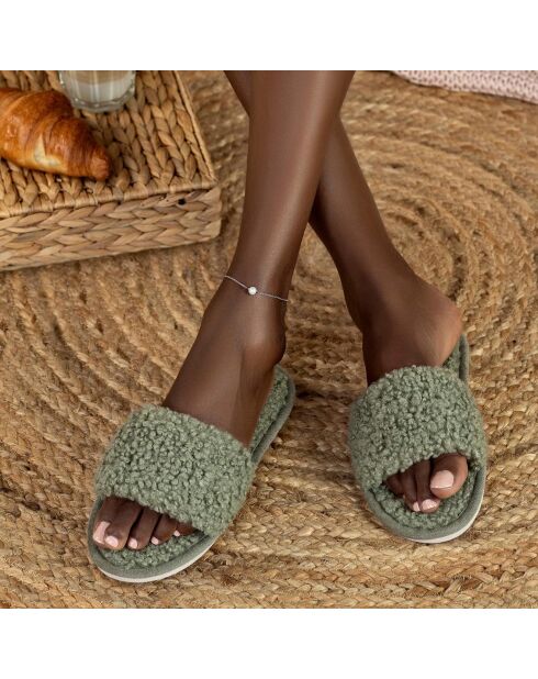 Chaussons Zoé verts
