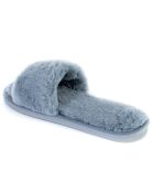 Chaussons en fausse fourrure Léah gris