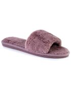 Chaussons en fausse fourrure Léah violets