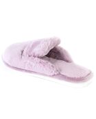 Chaussons en fausse fourrure Savannah violets