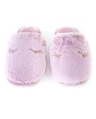 Chaussons en fausse fourrure Savannah violets