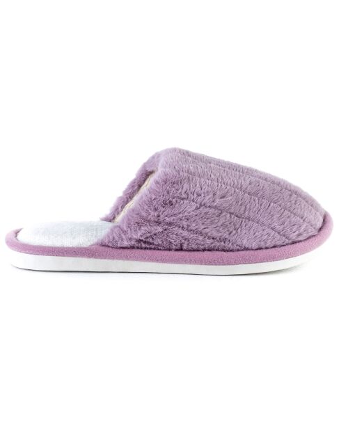 Chaussons en fausse fourrure Skylar violets