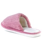Chaussons en fausse fourrure Skylar  roses
