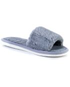 Chaussons en fausse fourrure Elena gris