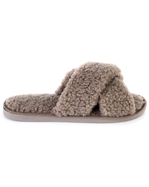 Chaussons Alice marron