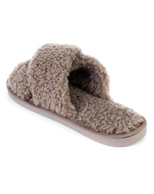 Chaussons Alice marron