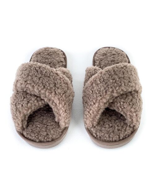 Chaussons Alice marron