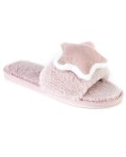 Chaussons en fausse fourrure Autumn roses