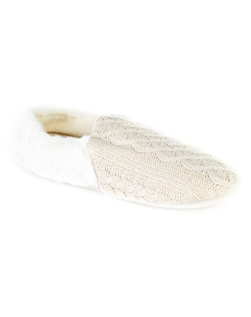 Chaussons Sophie blancs