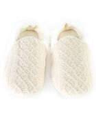 Chaussons Sophie blancs
