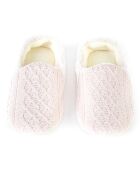Chaussons Sophie roses