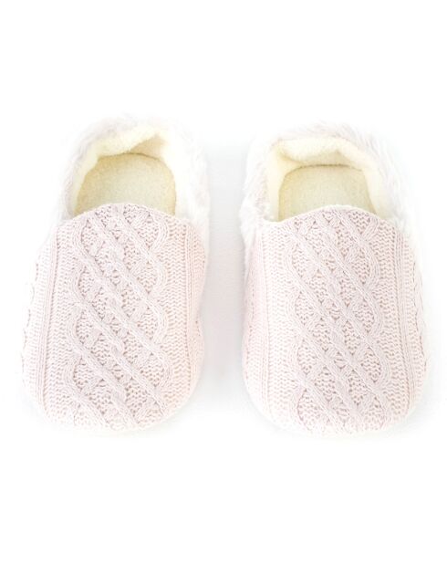 Chaussons Sophie roses