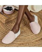 Chaussons Sophie roses
