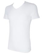 T-Shirt col V Max blanc