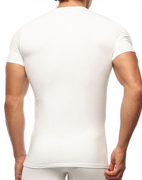 T-Shirt col V Max blanc