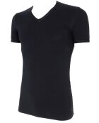 T-Shirt col V Max noir